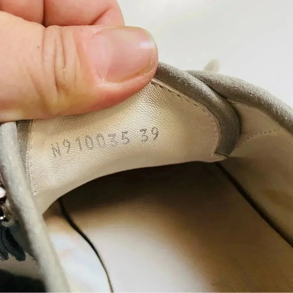 AGL Attilio Giusti Metallic Cap Toe Suede Sneakers - Picture 11 of 11